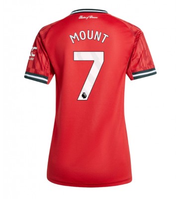 Manchester United Mason Mount #7 Hjemmebanetrøje Dame 2025-26 Kortærmet